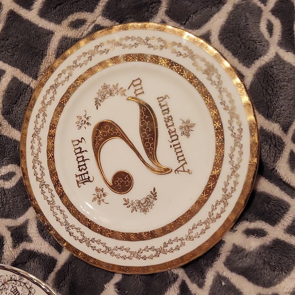Norcrest Fine China 2nd Anniversary plate - Picture 1 of 3